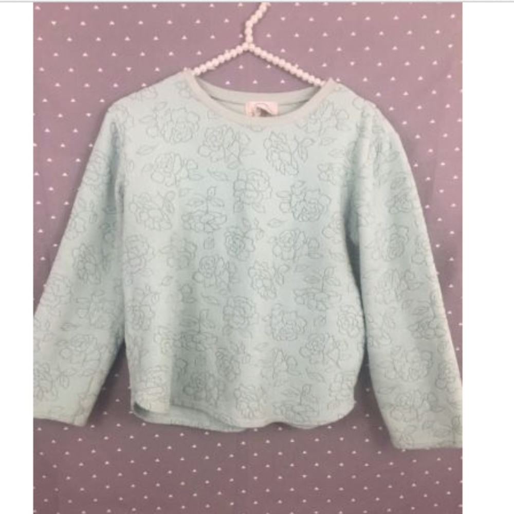 O Oscar De La Renta Blue Sweater Woman Small